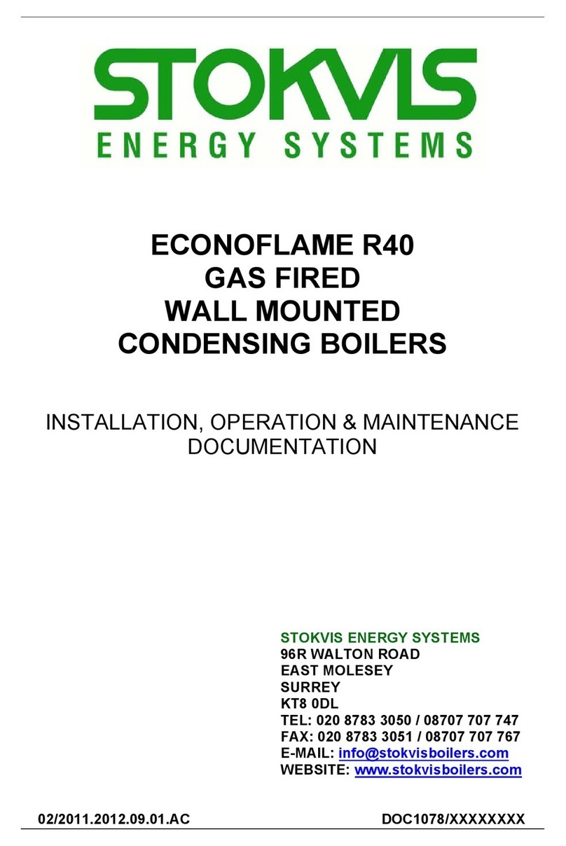 STOKVIS ENERGY SYSTEMS ECONOFLAME R40 Installation & operation manual STOKVIS ENERGY SYSTEMS ECONOFLAME R40 Installation & operation manual