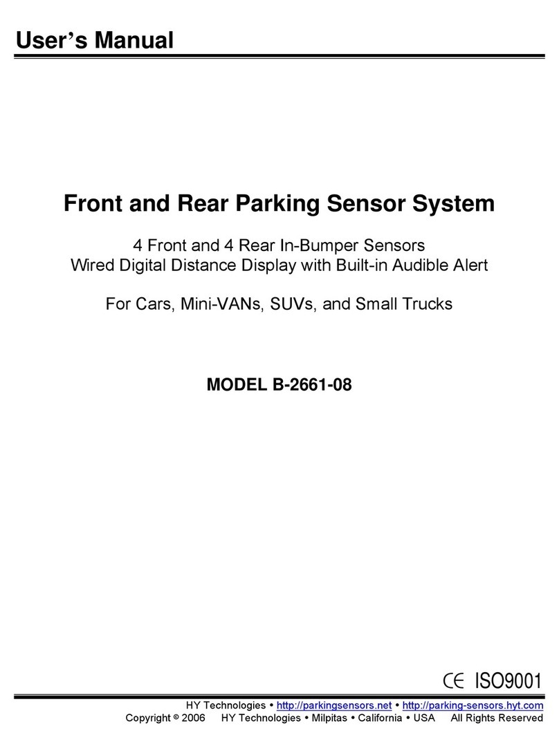 HY Technologies B-2661-08 User manual