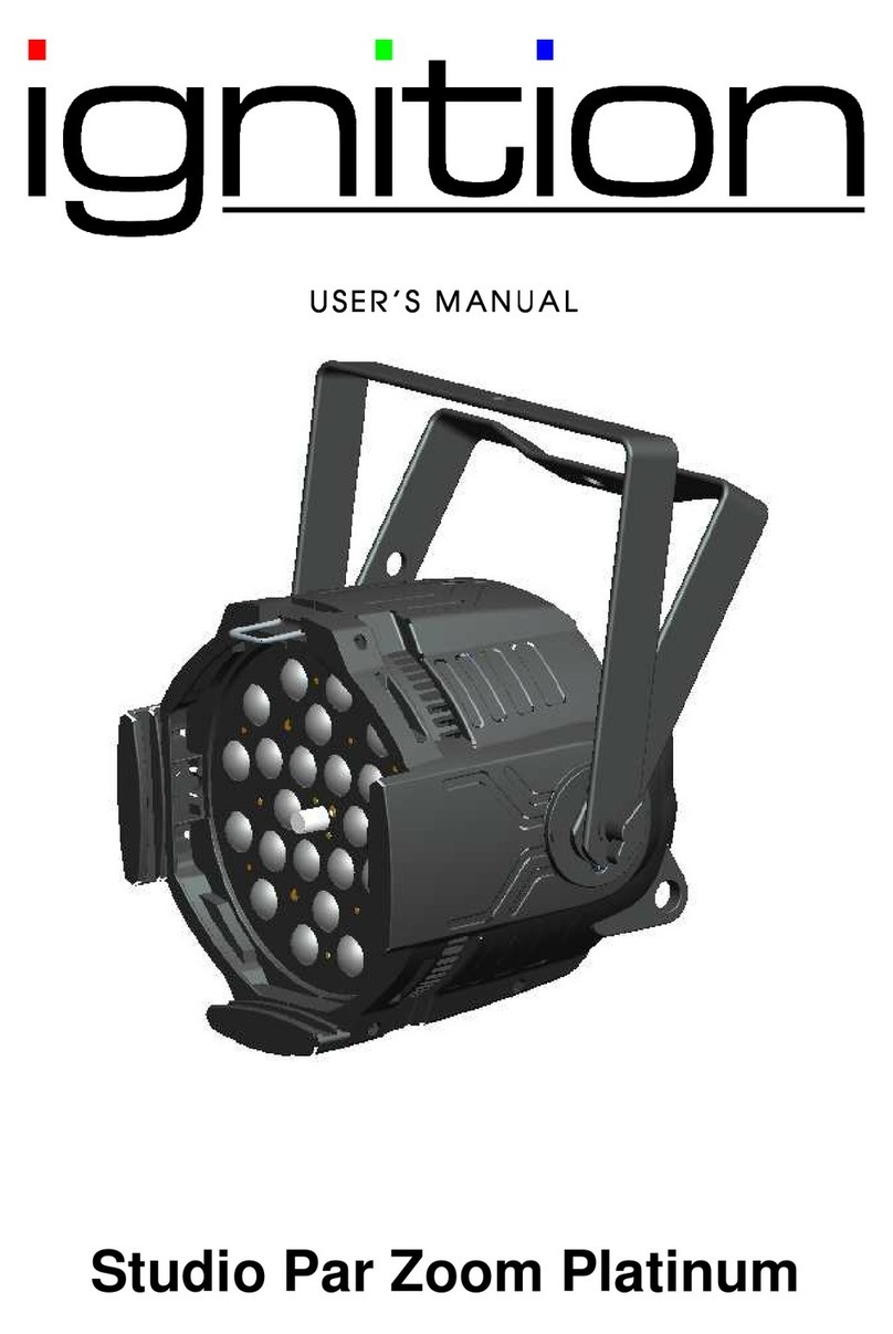 Ignition Studio Par Zoom Platinum User manual