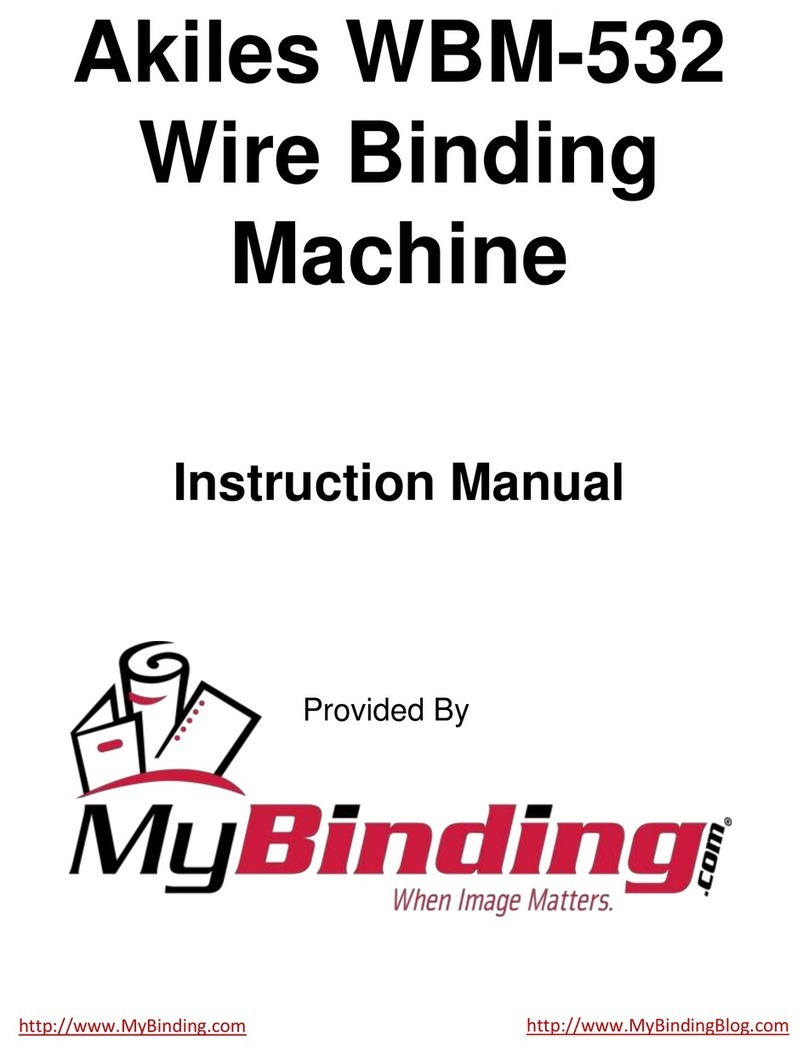 MyBinding Akiles WBM-532 User manual