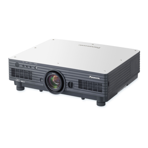 Panasonic PT-D5600E - XGA DLP Projector User manual Panasonic PT-D5600E - XGA DLP Projector User manual