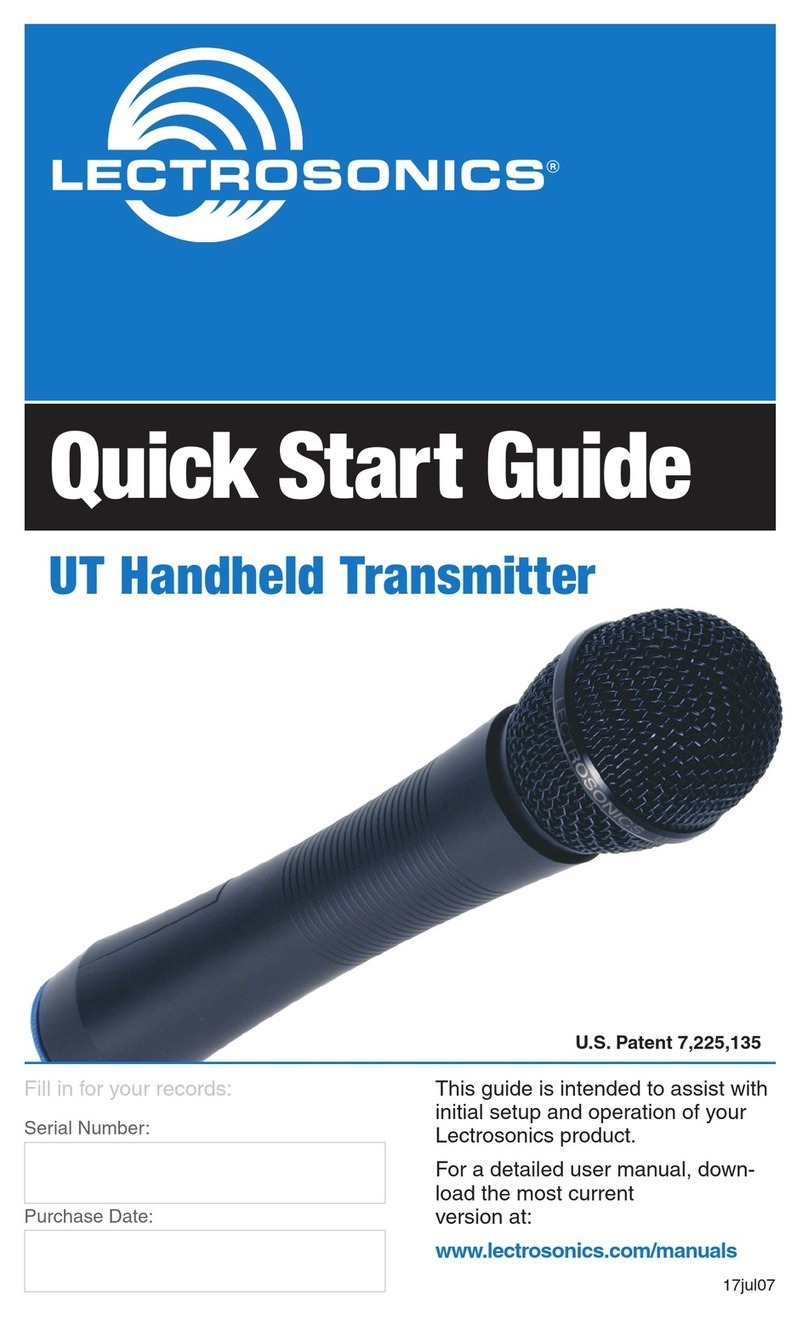 Lectrosonics UT User manual