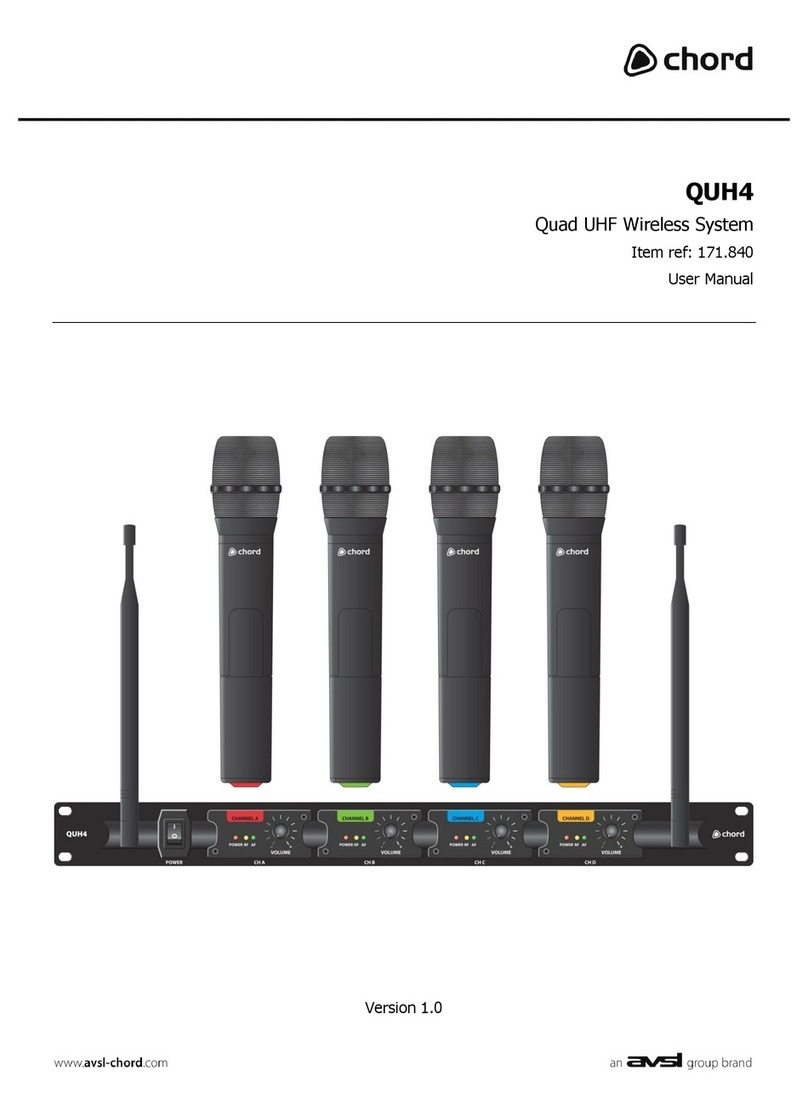 Chord QUH4 user manual