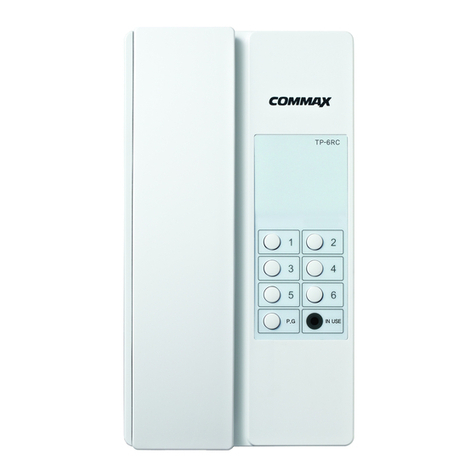 Commax TP-6RC User manual