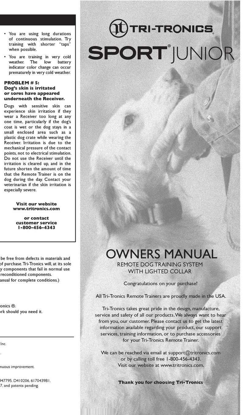 Tri-Tronics SPORT JUNIOR User manual Tri-Tronics SPORT JUNIOR User manual
