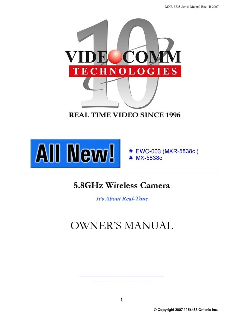 VideoComm Technologies EWC-003 (MXR-5838c ) owner's manual