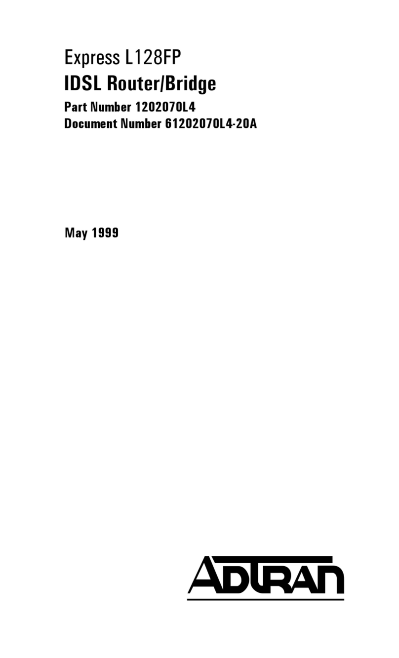 ADTRAN Express L128FP User manual