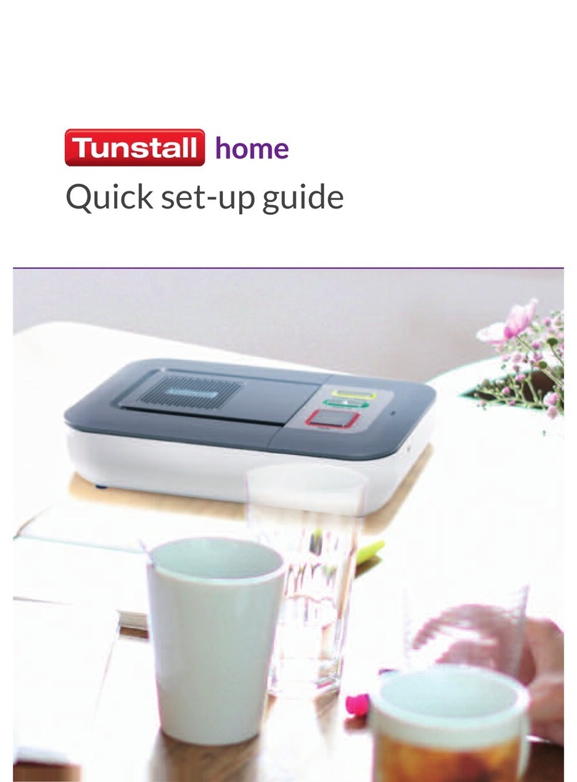 Tunstall Home box User manual Tunstall Home box User manual