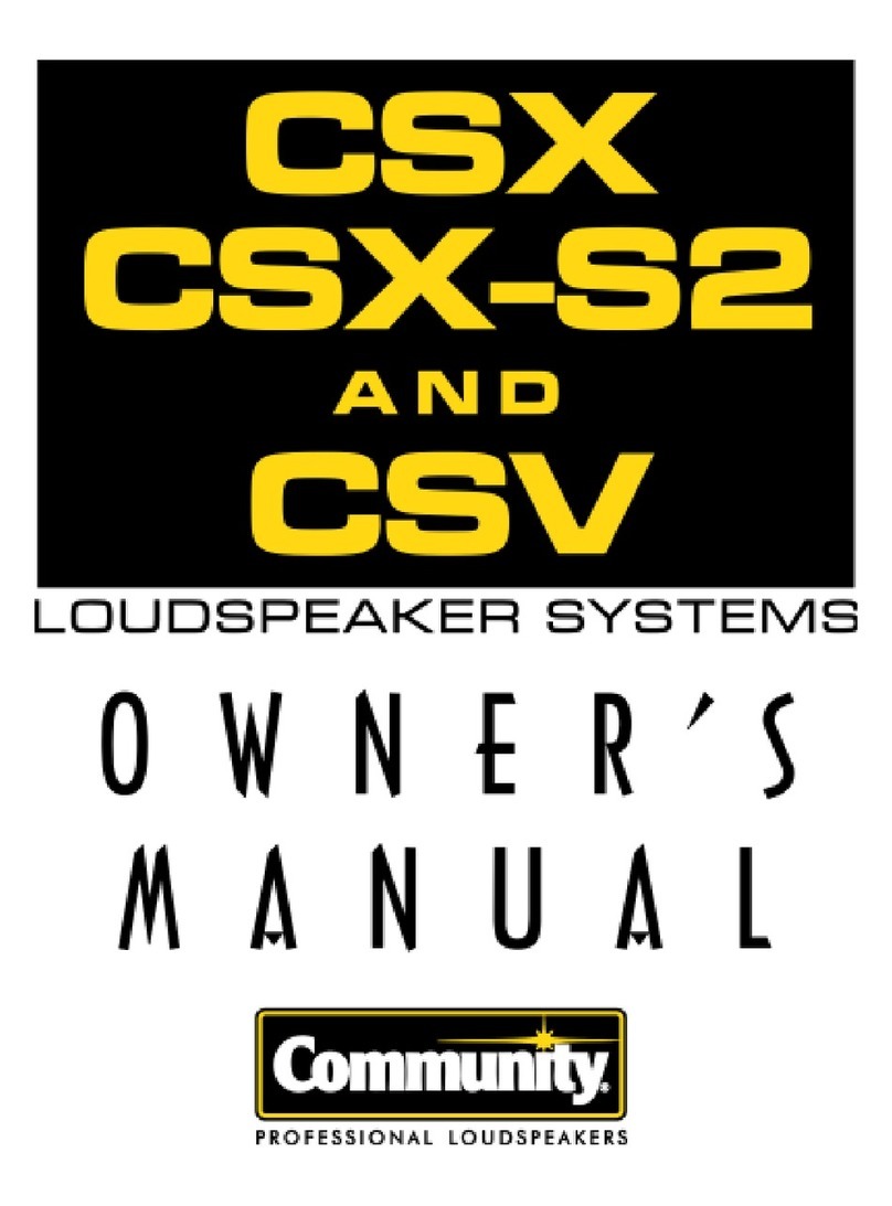 Community CSX User manual Community CSX User manual