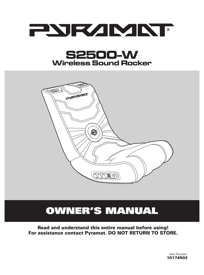 Pyramat S2500-W owner's manual