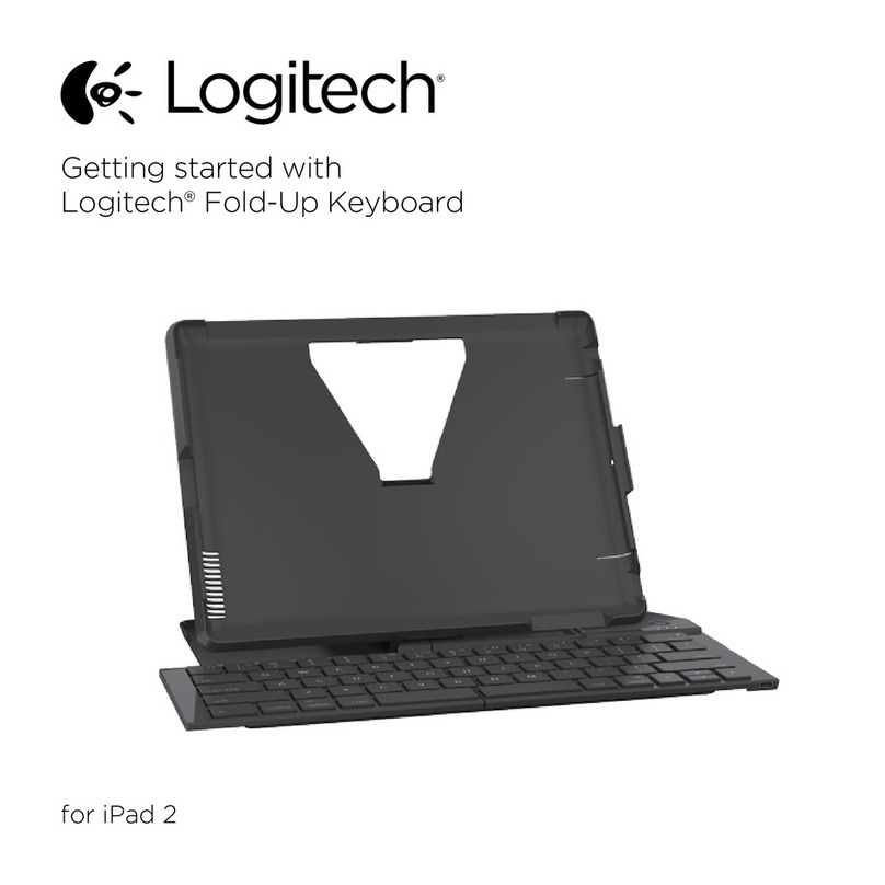 Logitech Fold-Up Keyboard User manual