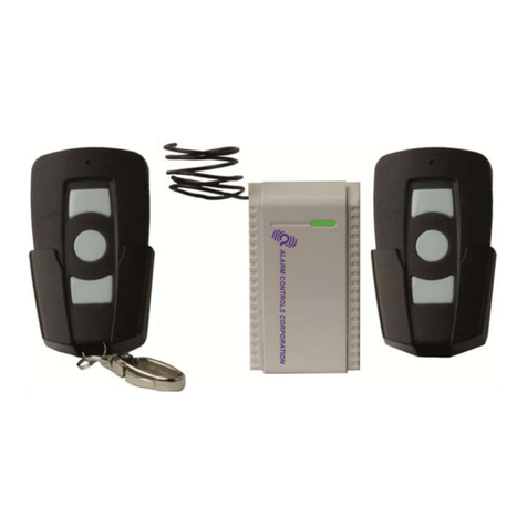 Alarm Controls Corporation RT-1 User manual