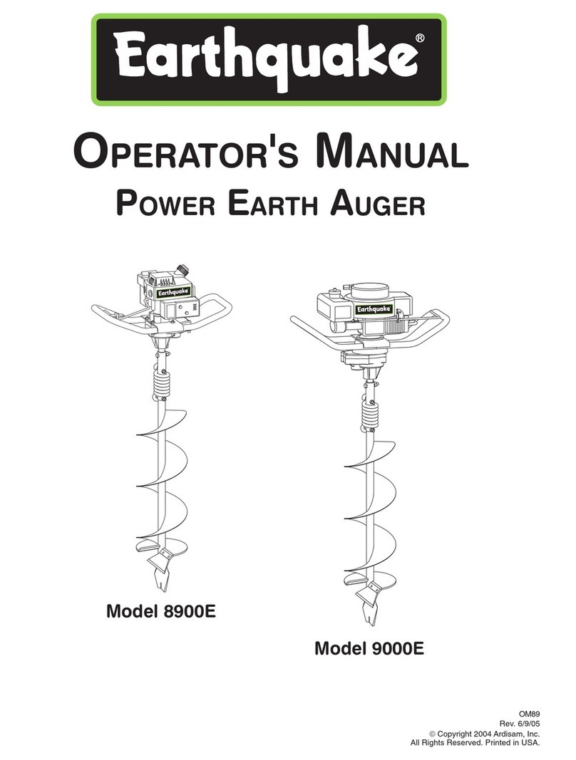 EarthQuake 8900E Operator's manual