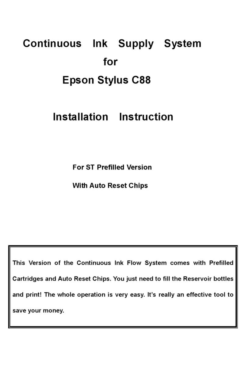 ST Continuous Ink Supply System Installation instruction