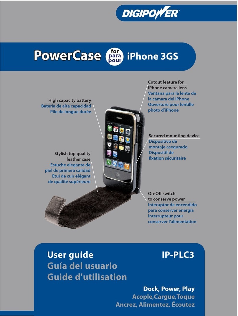 DigiPower PowerCase IP-PLC3 user guide