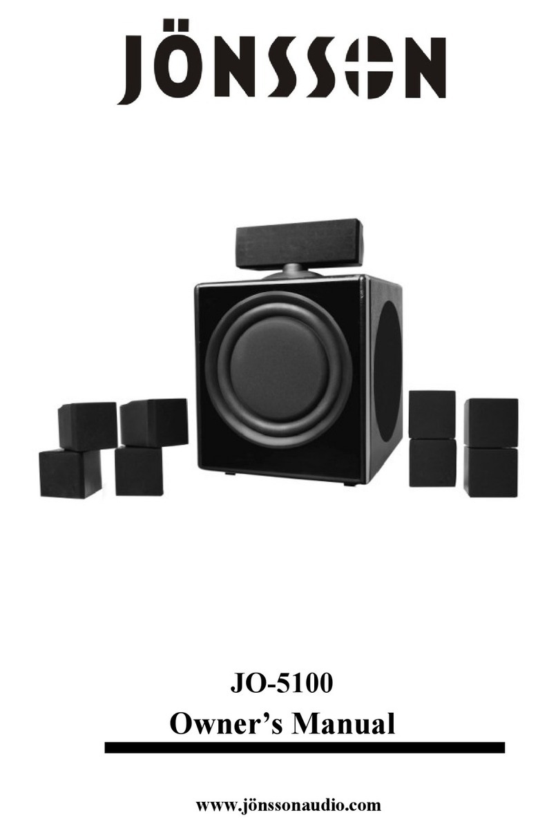 Jonsson JO-5100 owner's manual