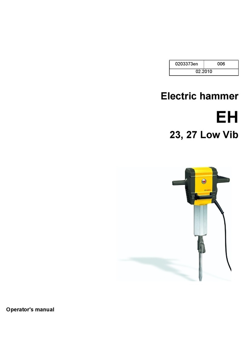 Wacker Neuson EH 23 Low Vib Operator's manual