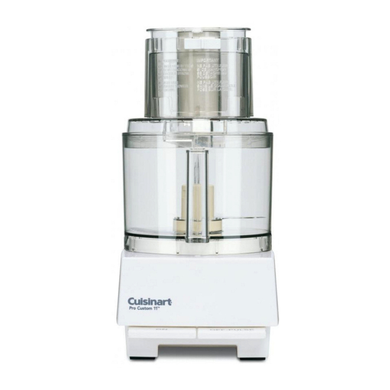 Cuisinart PRO CUSTOM 11 DLC-8S User manual