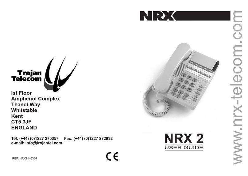 Trojan Telecom NRX 2 User manual