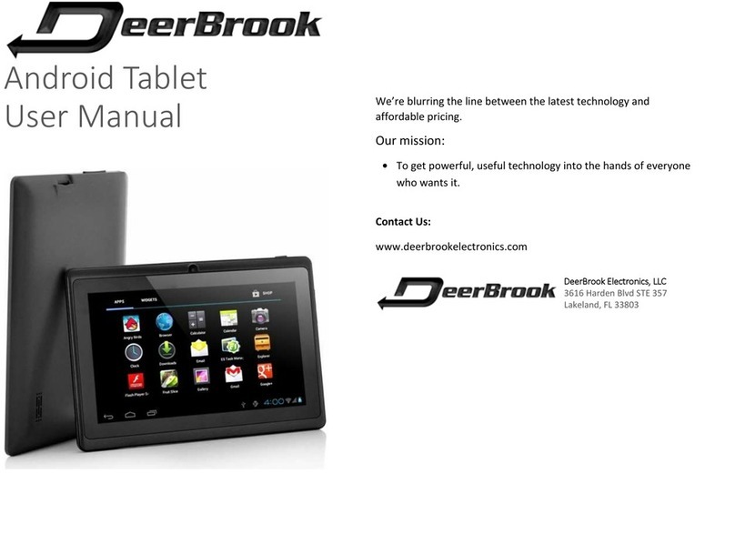 DeerBrook Android Tablet User manual