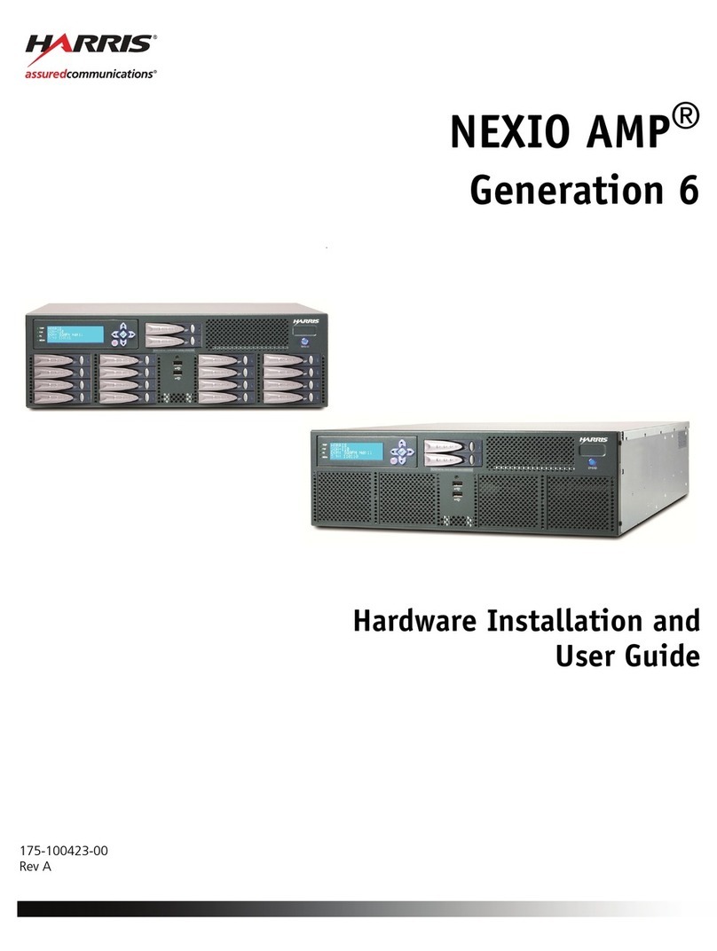Harris NXAMP3801HDI User manual
