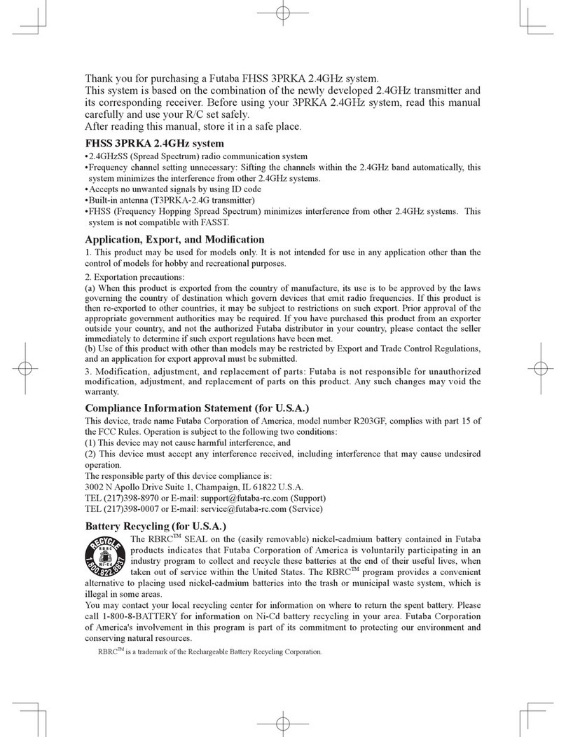 FUTABA 3PRKA User manual