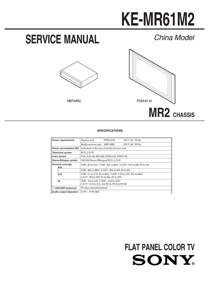 Sony KE-MR31M2 User manual Sony KE-MR31M2 User manual
