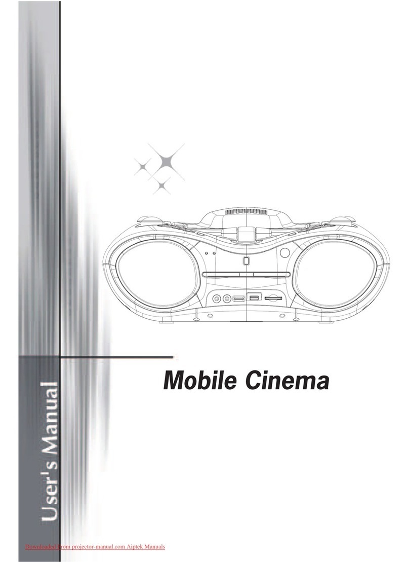 AIPTEK D20 Mobile Cinema User manual