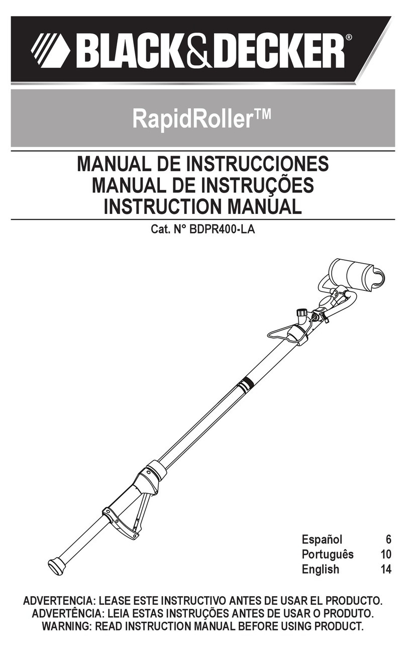 Black & Decker BDPR400-LA RapidRoller instruction manual