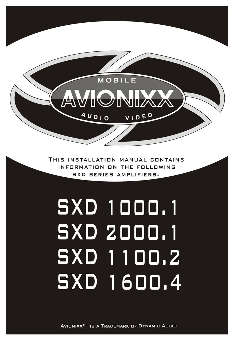 Avionixx SXD 1600.4 installation manual