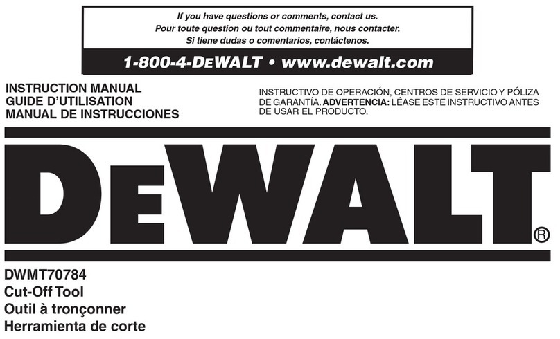 DeWalt DWMT70784 User manual