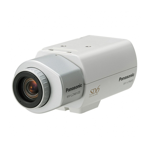 Panasonic WV-CP620/G Series User manual