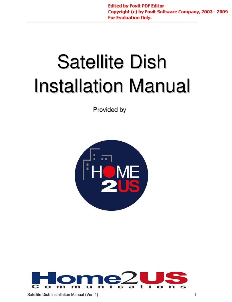 HOME2US Satellite Dish User manual