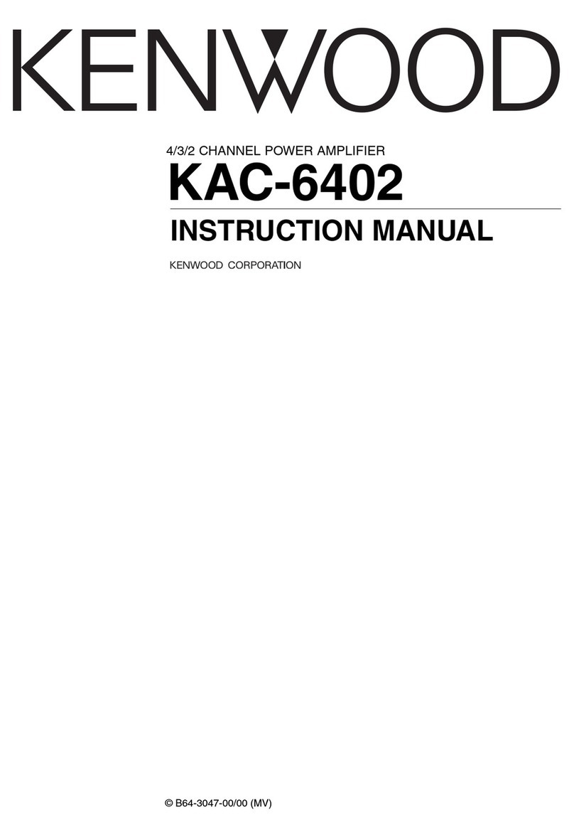 Kenwood KAC-6402 User manual