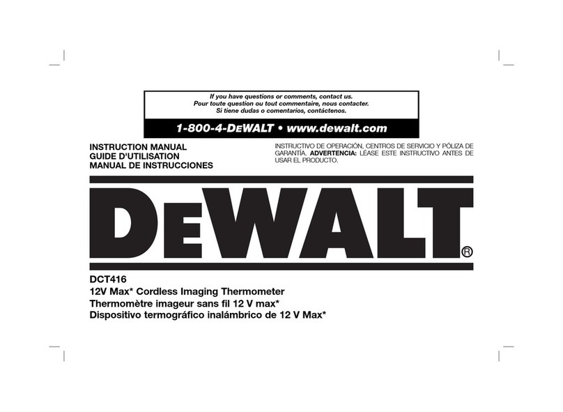 DeWalt XR LI-ION DCT416 User manual