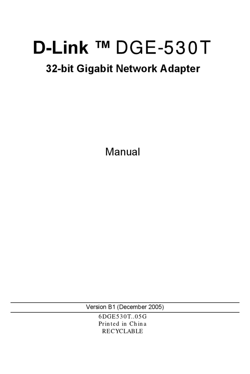 D-Link DGE-530T User manual