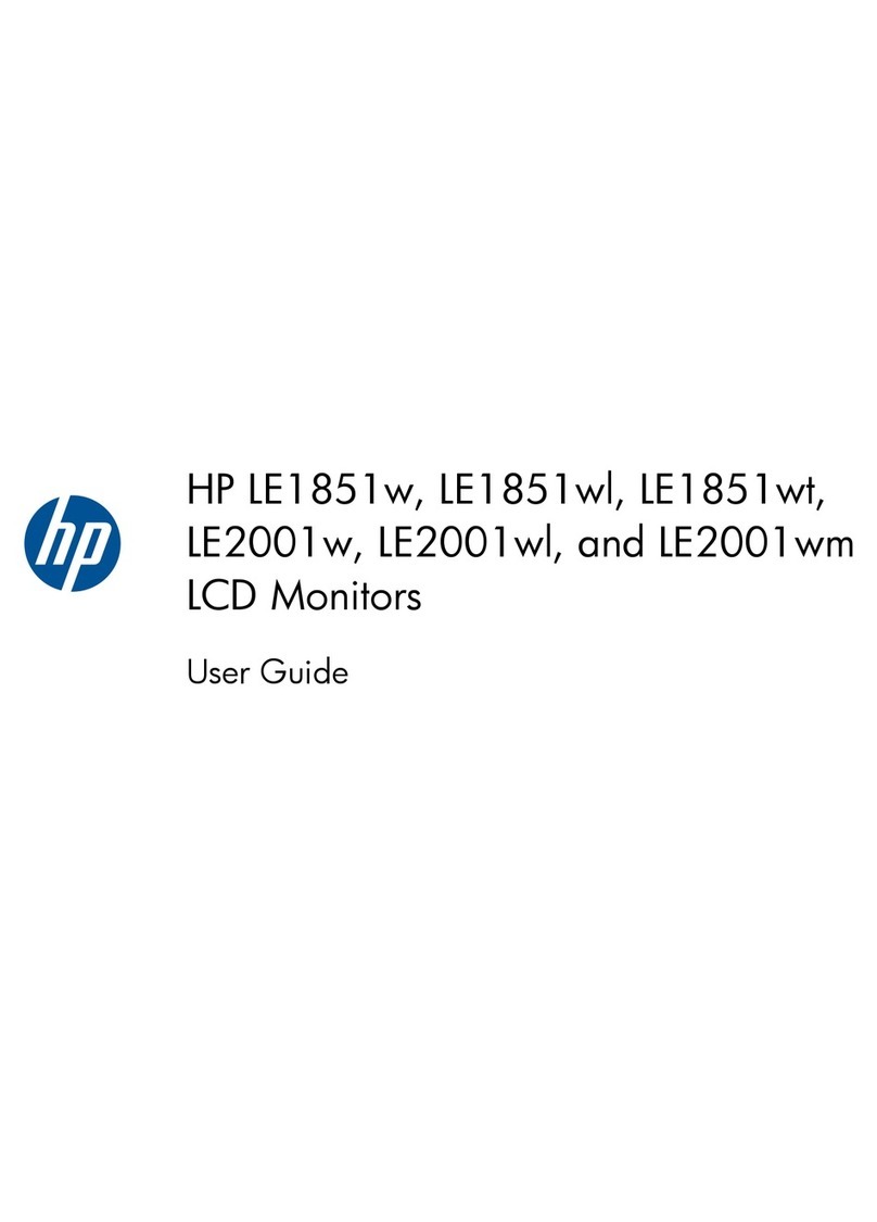 HP Compaq LE1851wl User manual