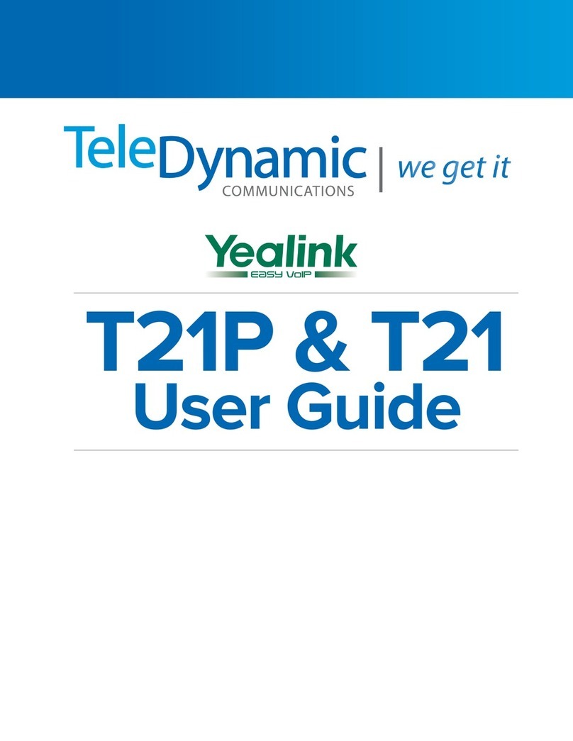 Yealink SIP-T21 User manual