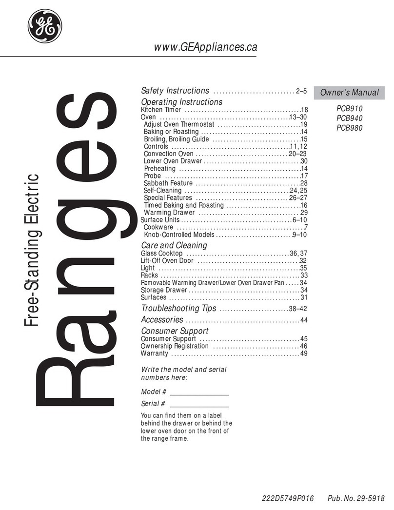 GE PCB910 User manual