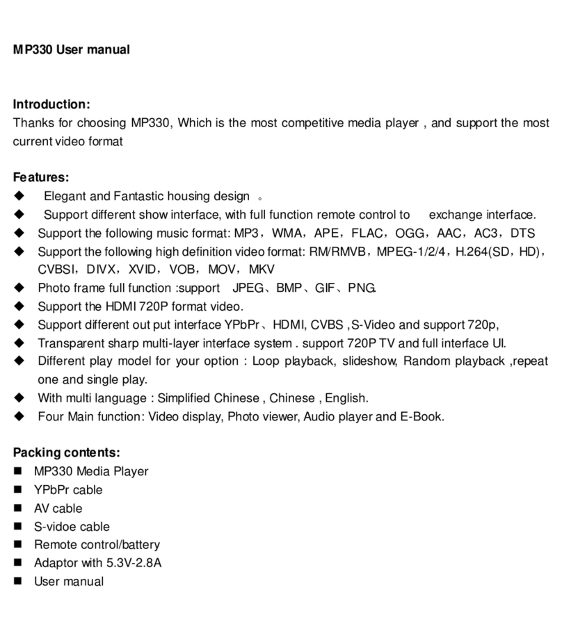 MyGica MP330 user manual