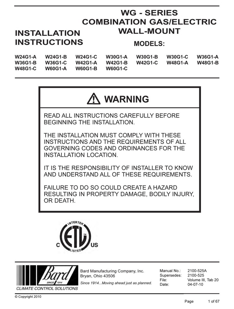 Bard W24G1-A User manual