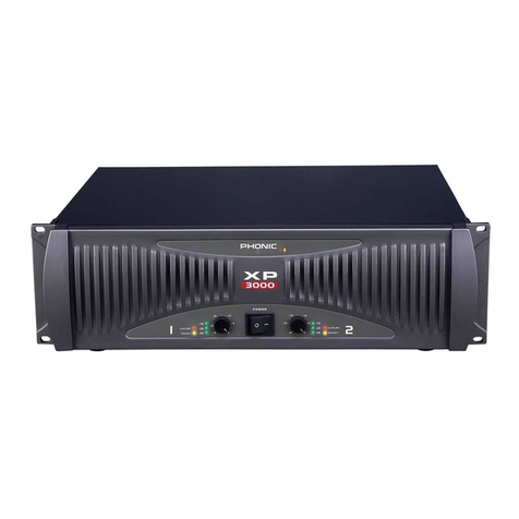 Phonic XP 3000 Service manual