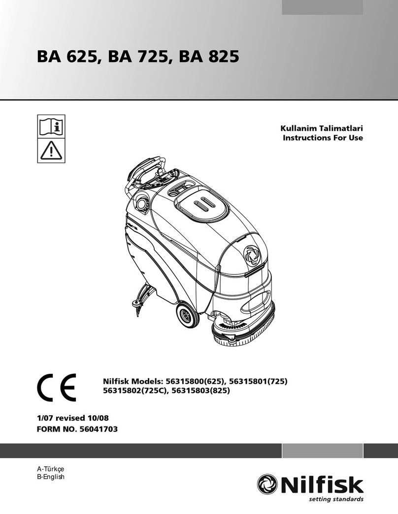 Nilfisk-Advance BA 725 Instructions for use