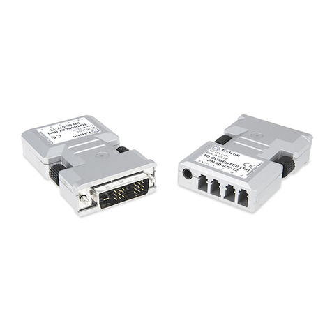 Extron electronics DVI 104 Rx User manual Extron electronics DVI 104 Rx User manual