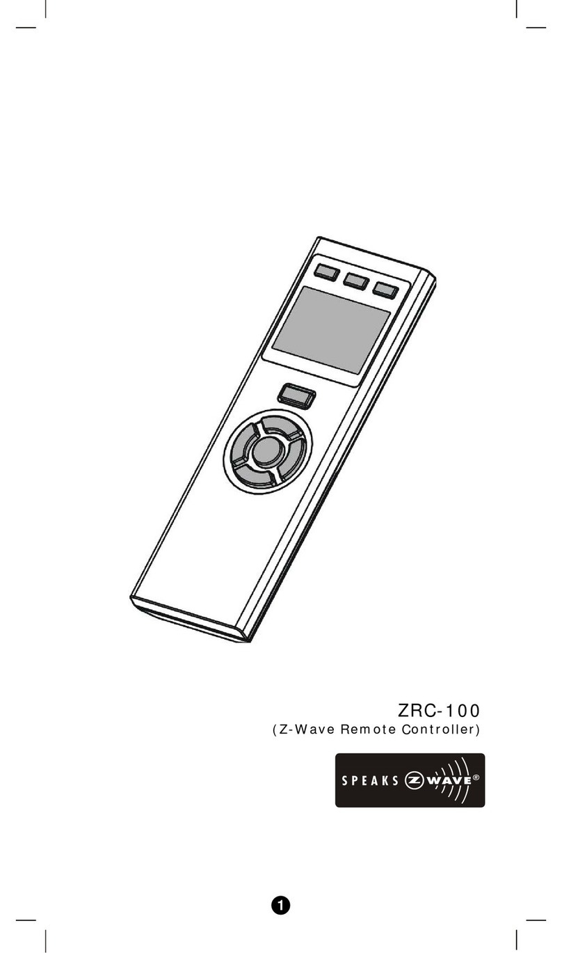 Z-Wave ZRC-100 User manual