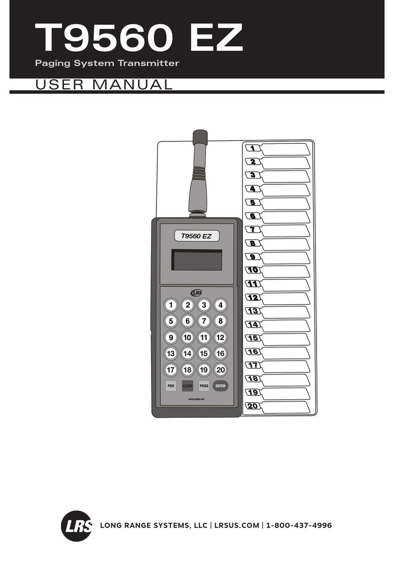 Long Range Systems T9560 EZ user manual