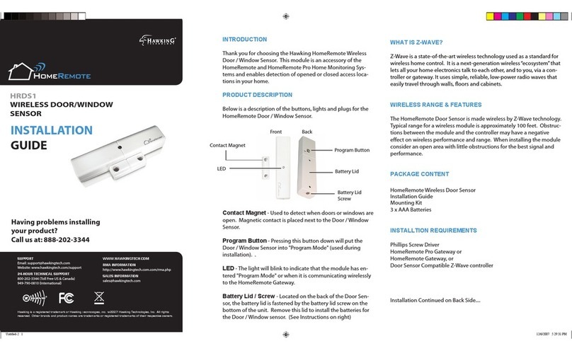 HomeRemote HRDS1 installation guide