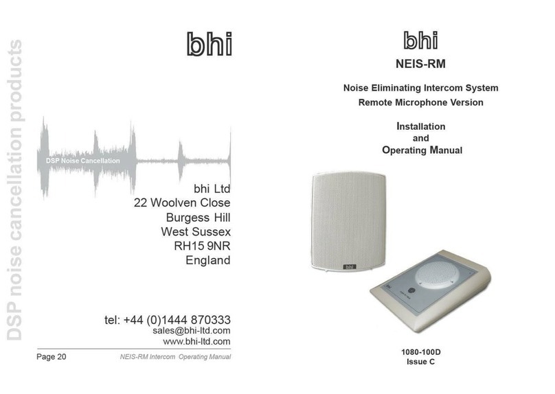 BHI NEIS-RM User manual