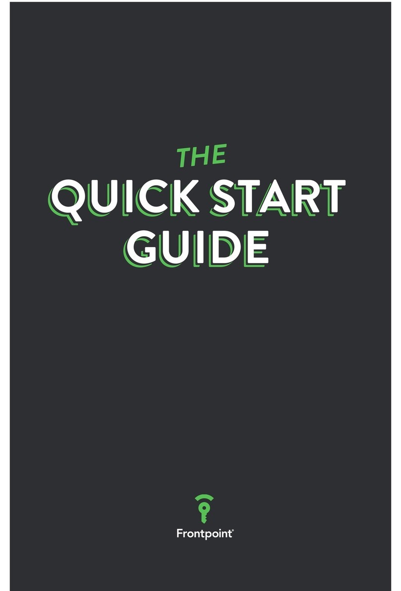 Frontpoint Security System quick start guide Frontpoint Security System quick start guide