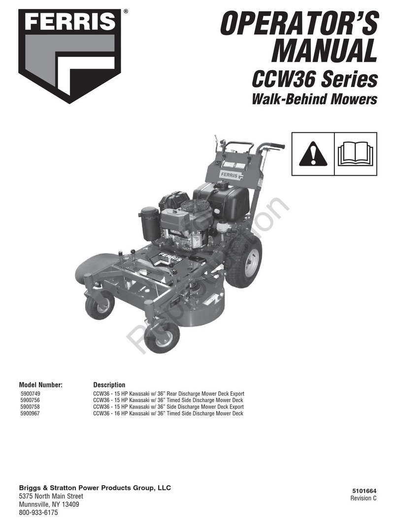 Ferris CCW36 Series Operator's manual
